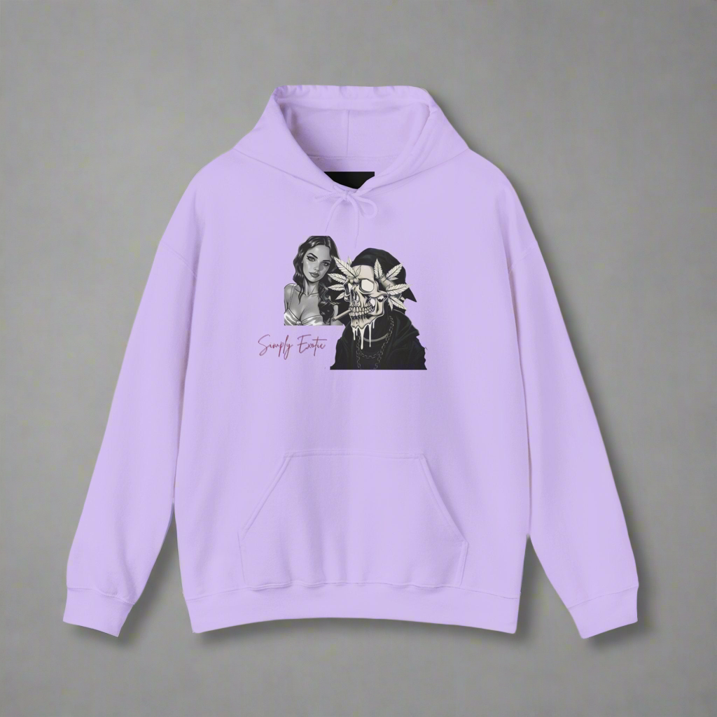 Graphic Hoodie~ pink, black, purple and grey