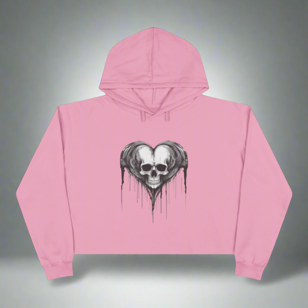 Cropped Hoodie ~ black or pink