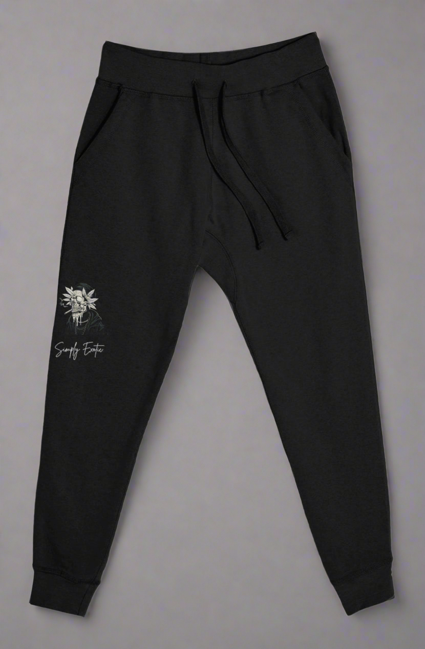 Graphic Unisex Joggers~ black and grey