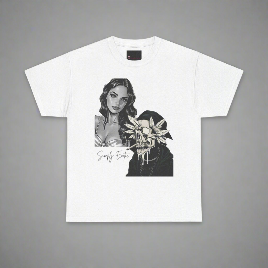 Graphic T-Shirt~ white and grey