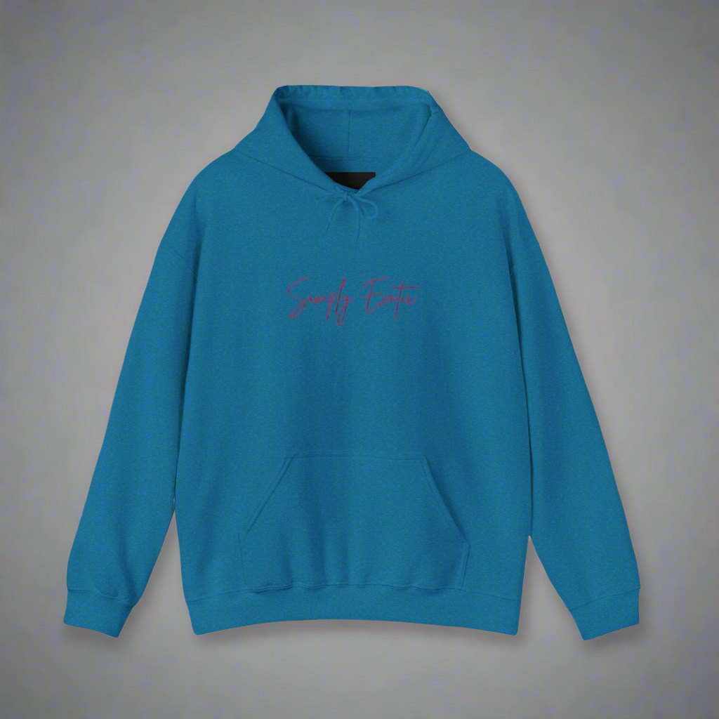 Graphic Hoodie~ white,blue,purple,pink and blue