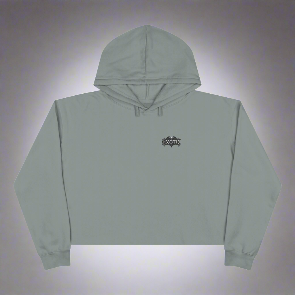 Cropped Hoodie~ black, white, grey,purple and pink