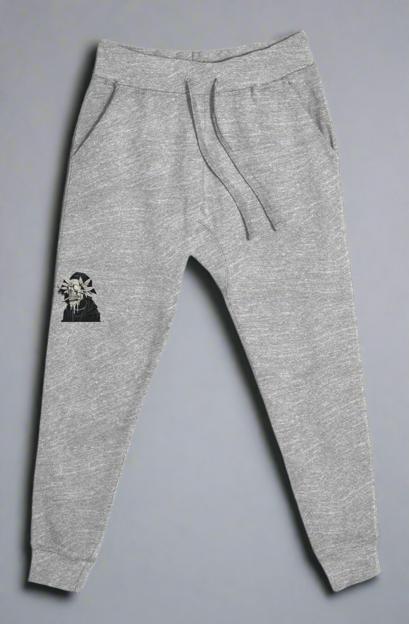 Graphic Unisex Joggers~ black and grey