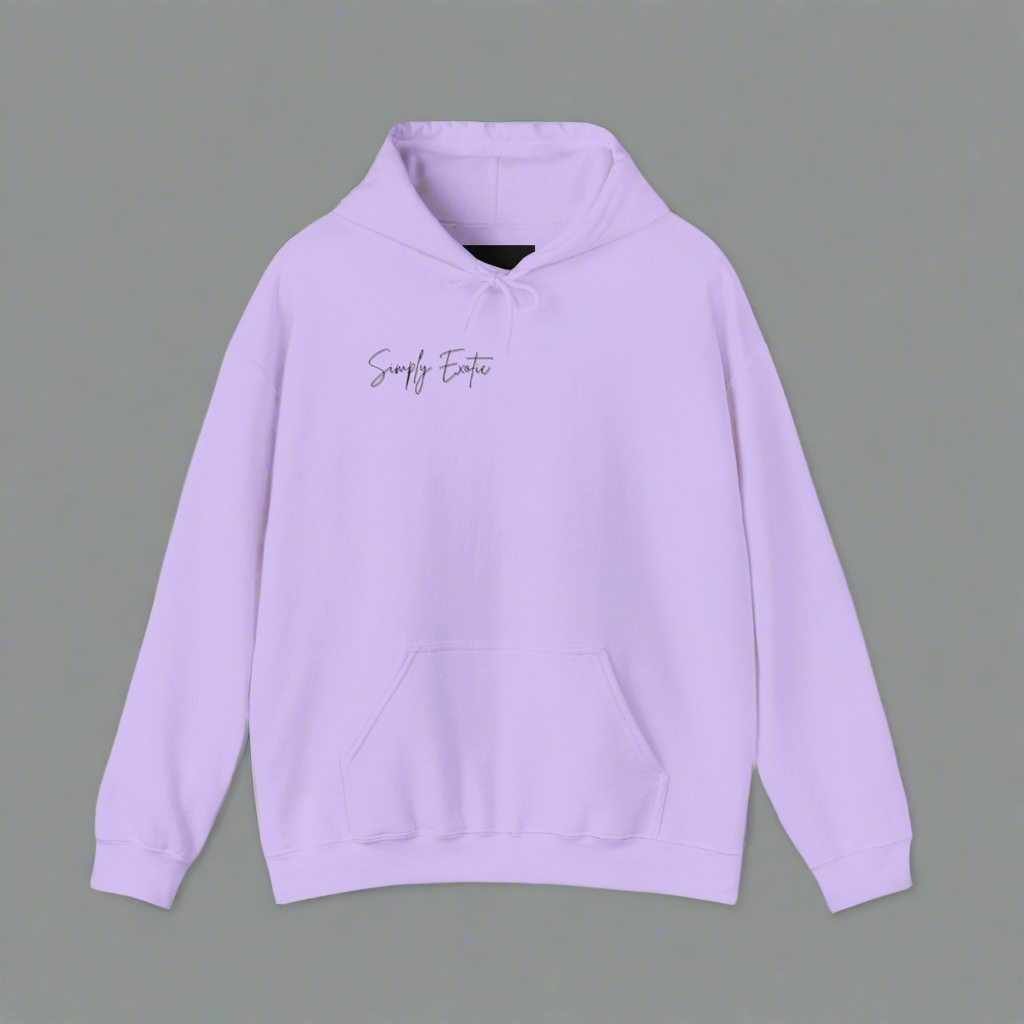 Graphic Hoodie~ white,pink,blue and purple
