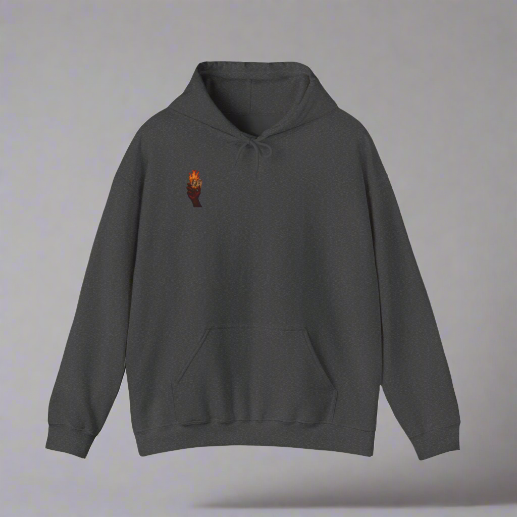 Graphic Hoodie~ black, white and grey
