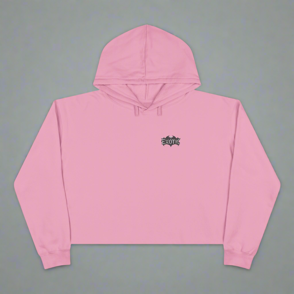 Cropped Hoodie~ black, white, grey,purple and pink