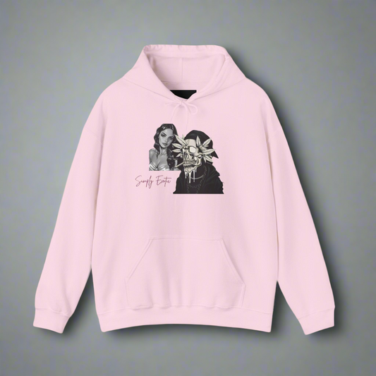 Graphic Hoodie~ pink, black, purple and grey