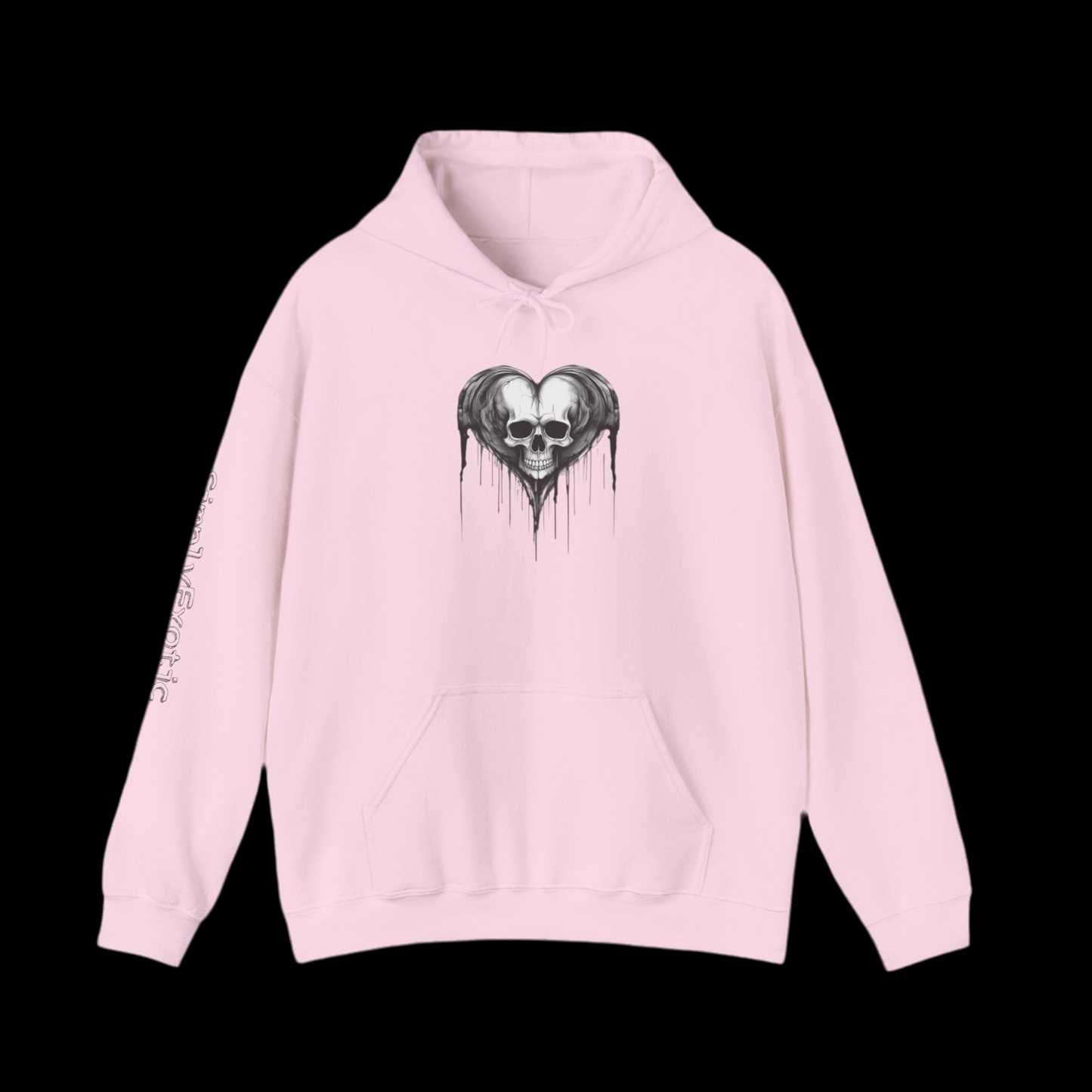 Graphic  Hoodie ~ grey, pink or blue