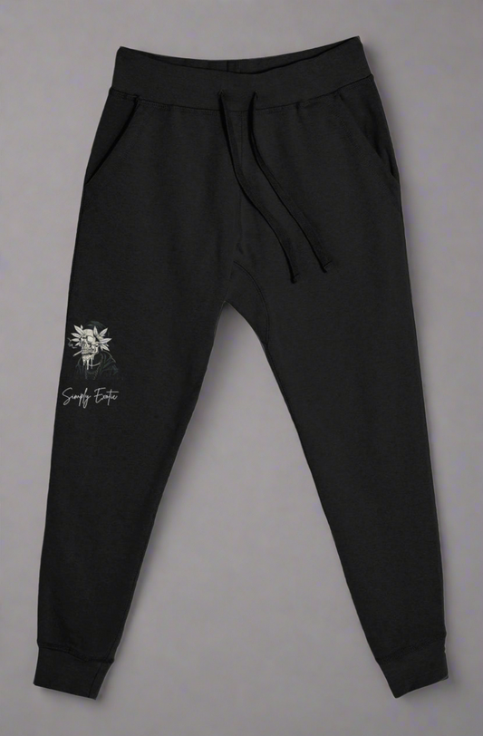 Graphic Unisex Joggers~ black and grey