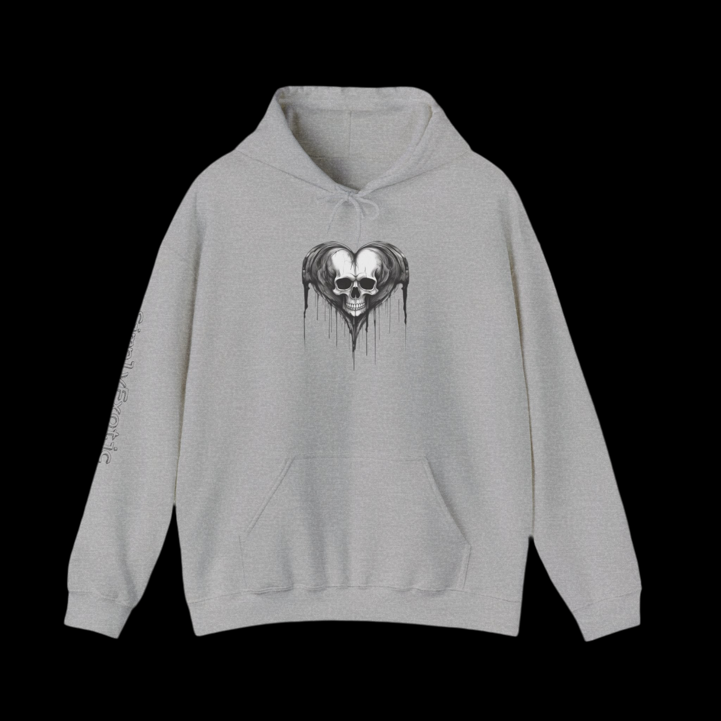 Graphic  Hoodie ~ grey, pink or blue