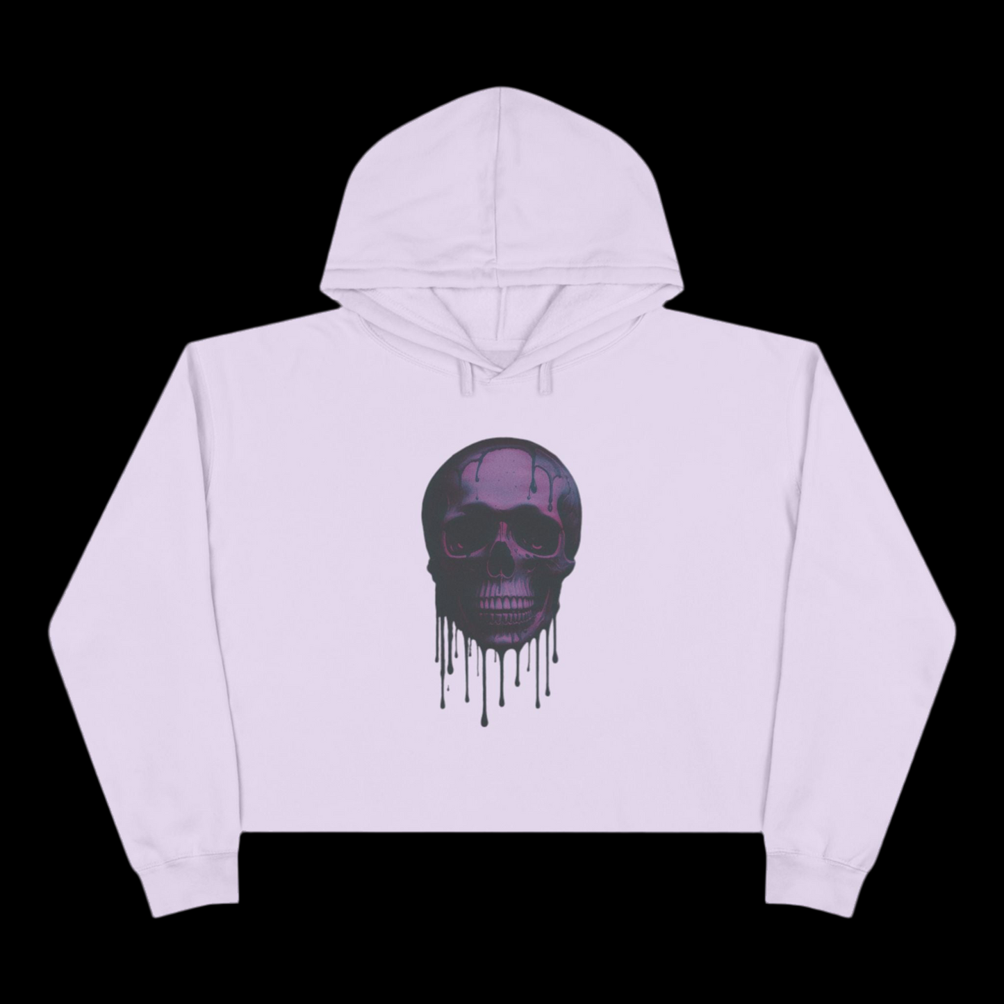 Cropped Hoodie ~ black or purple