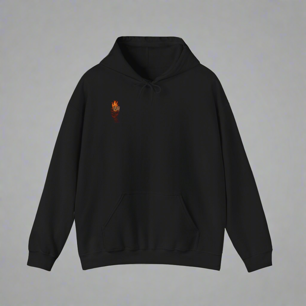 Graphic Hoodie~ black, white and grey