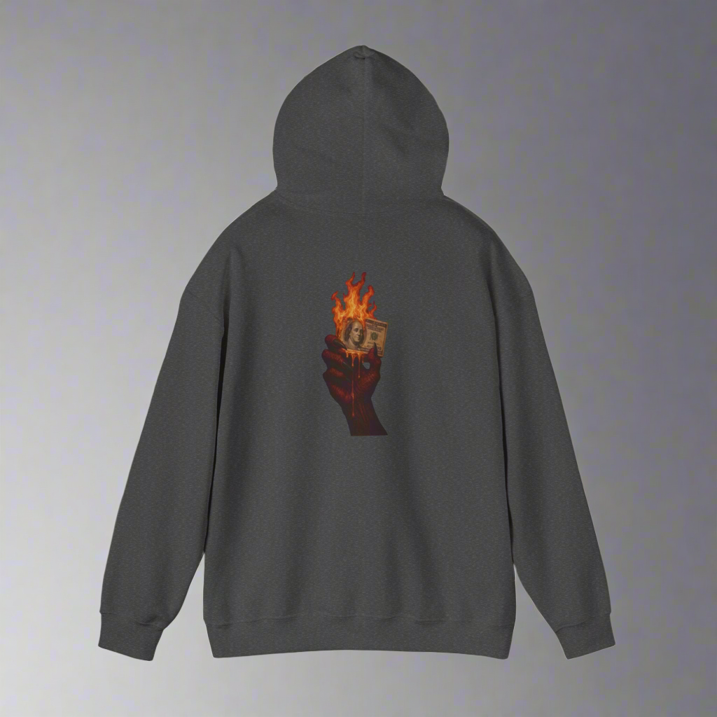 Graphic Hoodie~ black, white and grey