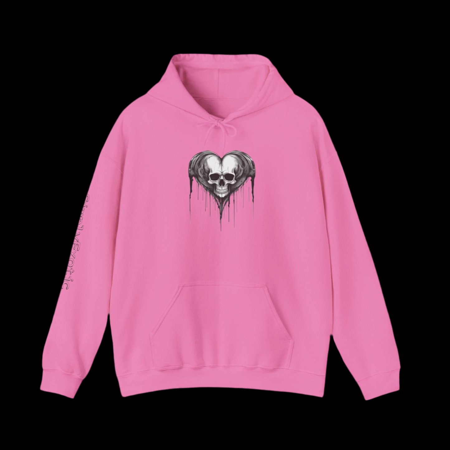 Graphic  Hoodie ~ grey, pink or blue