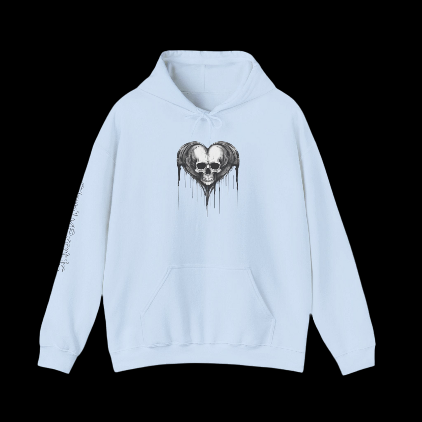 Graphic  Hoodie ~ grey, pink or blue